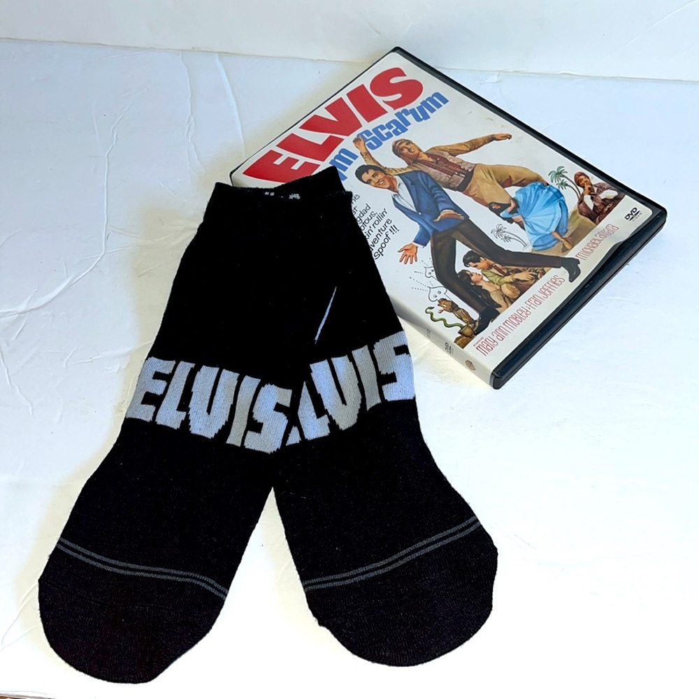 🚫Gifted New Elivis Socks black & white ankle socks Perri’s Socks brand women’s